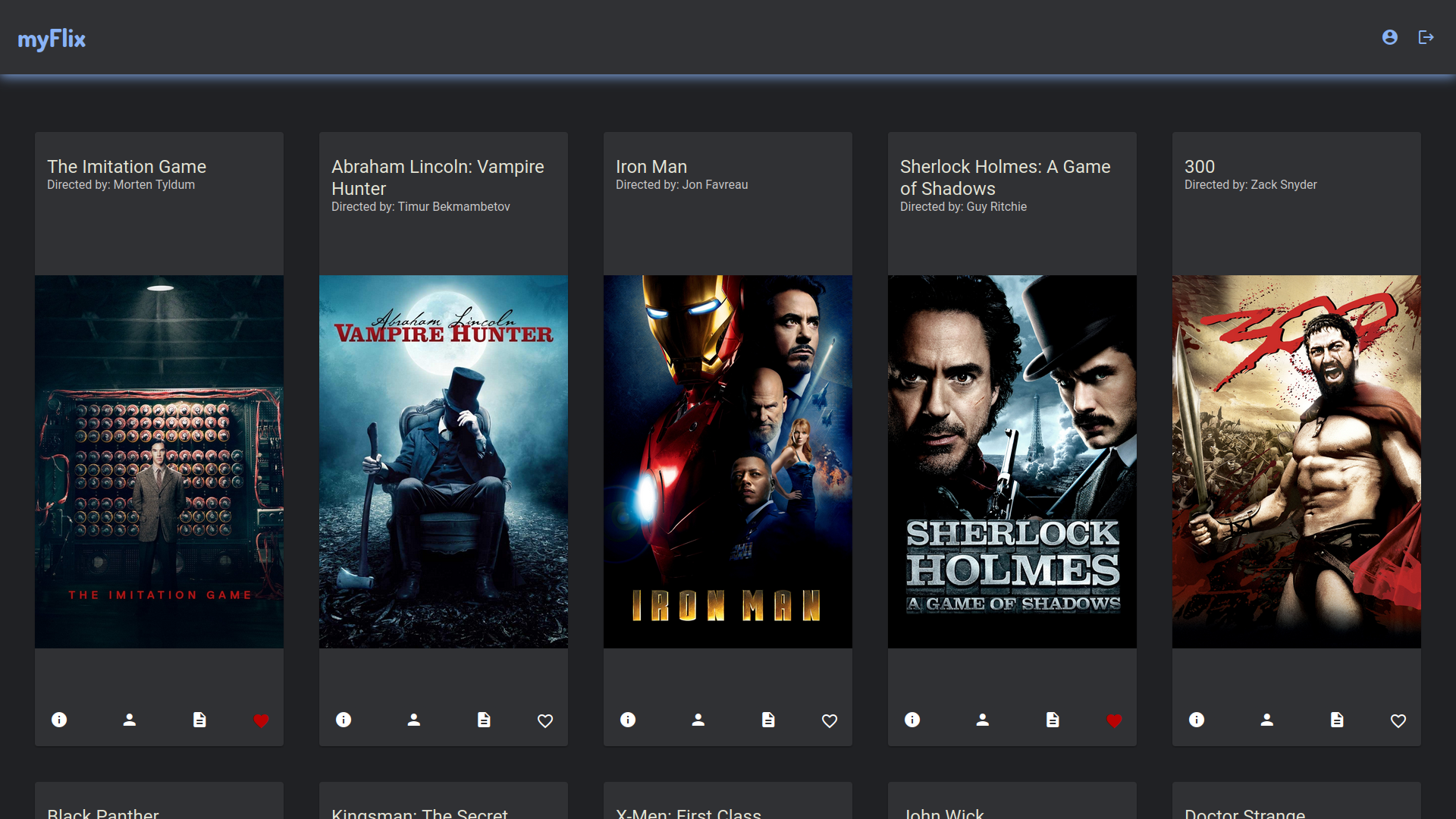 myFlix Angular Client Image